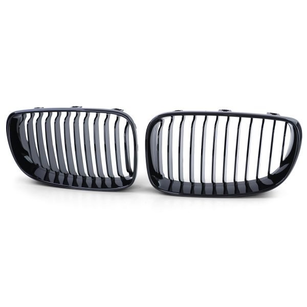 BMW 1 SERIES E81/E82/E87/E88 Sport Gloss Black Radiator Grilles - Slika 2