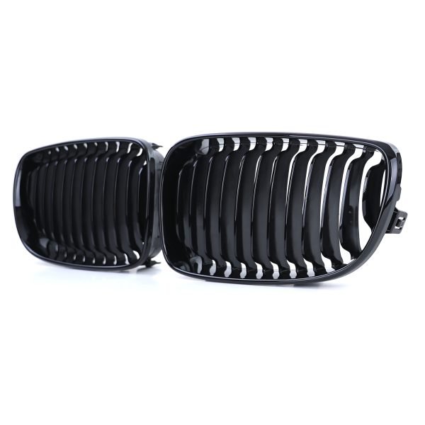 BMW 1 SERIES E81/E82/E87/E88 Sport Gloss Black Radiator Grilles - Slika 3