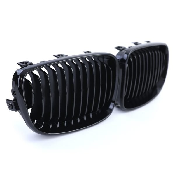 BMW 1 SERIES E81/E82/E87/E88 Sport Gloss Black Radiator Grilles - Slika 4