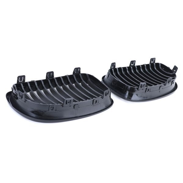 BMW 1 SERIES E81/E82/E87/E88 Sport Gloss Black Radiator Grilles - Slika 7