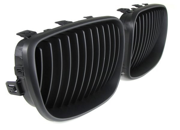 BMW 1 SERIES E81/E82/E87/E88 Matt Black Radiator Grilles - Slika 3