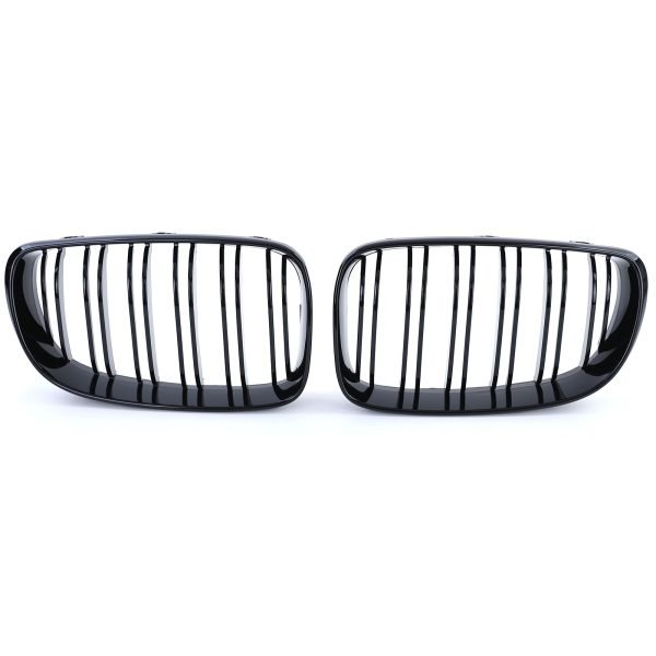 BMW SERIES 1 E81/E82/E87/E88 Gloss Black Radiator Grilles - Slika 5