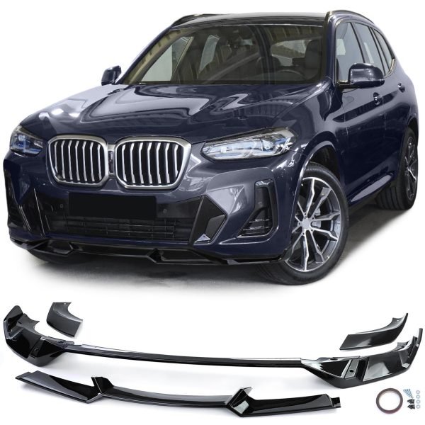 BMW X3 G01 Performance Gloss Black Splitter