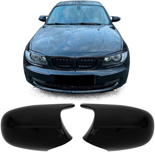 BMW SERIES 1 E81/E82/E87/E88 Gloss Black Mirror Caps