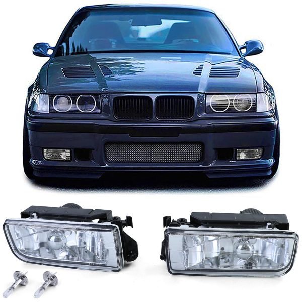 BMW 3 SERIES E36 H1 Clear Glass Fog Lights