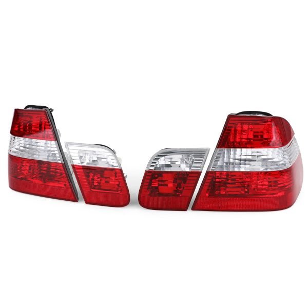 BMW 3 SERIES E46 Clear Red Taillights - Slika 2