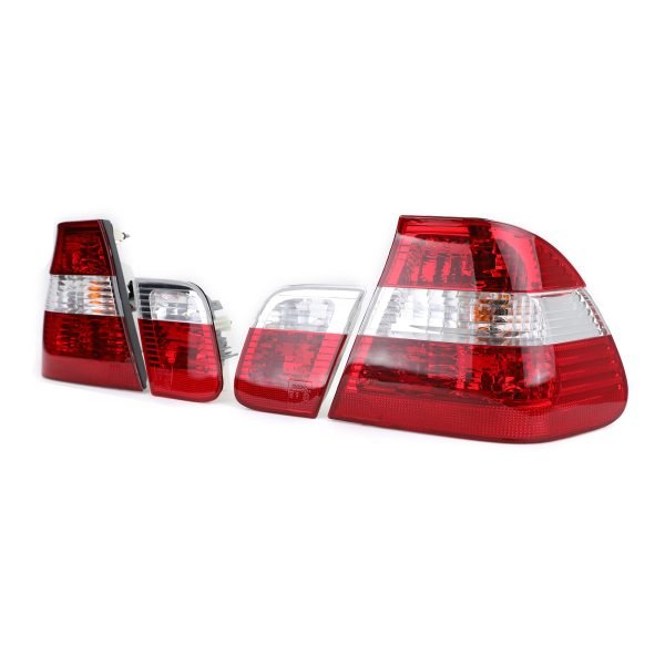 BMW 3 SERIES E46 Clear Red Taillights - Slika 2