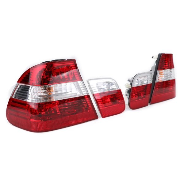 BMW 3 SERIES E46 Clear Red Taillights - Slika 3