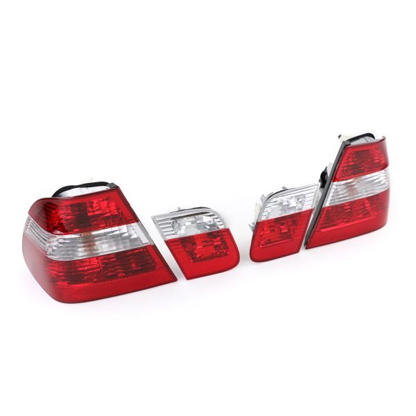 BMW 3 SERIES E46 Clear Red Taillights - Slika 4