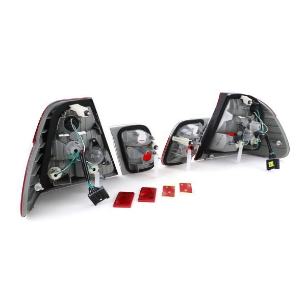 BMW 3 SERIES E46 Clear Red Taillights - Slika 7