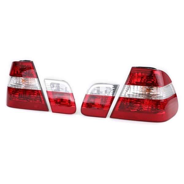 BMW 3 SERIES E46 Clear Red Taillights - Slika 6