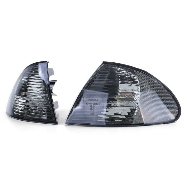 BMW 3 SERIES E46 Black Crystal Turn Signal Lenses - Slika 3
