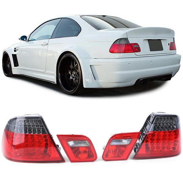 BMW 3 SERIES LED Red and Black Taillights