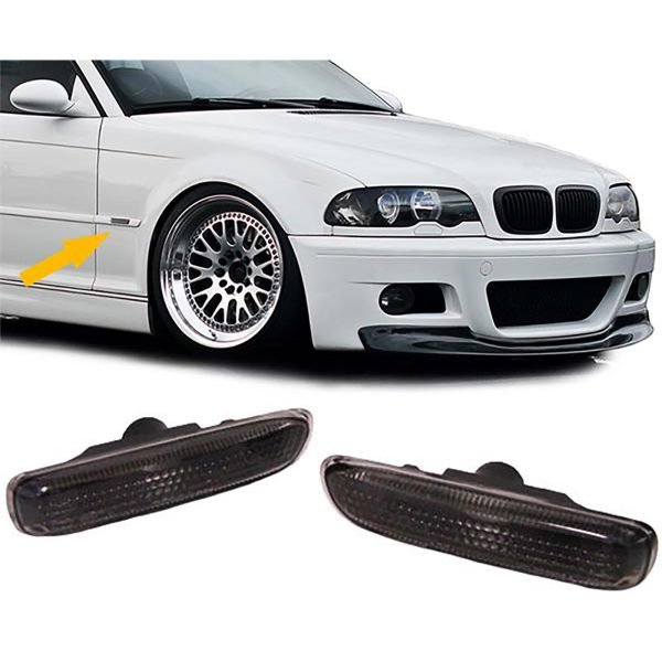 BMW 3 SERIES E46 Black Side Indicators