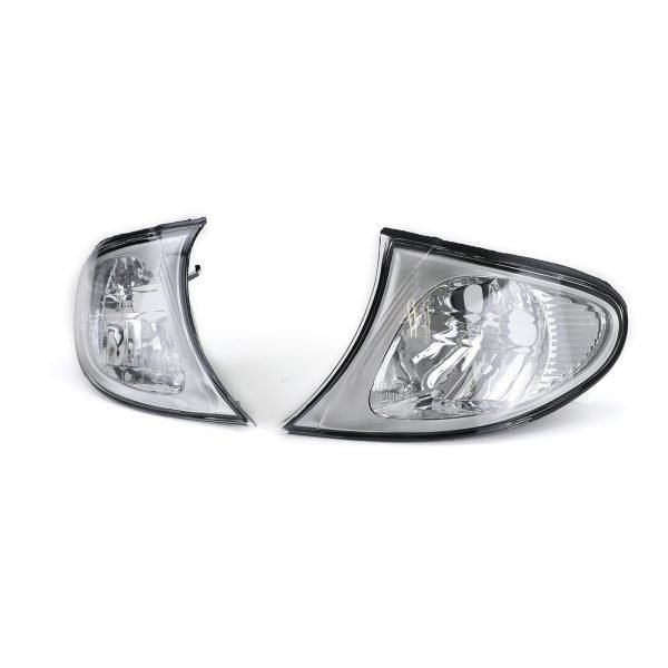 BMW 3 SERIES E46 Clear Glass Chrome Indicators - Slika 2