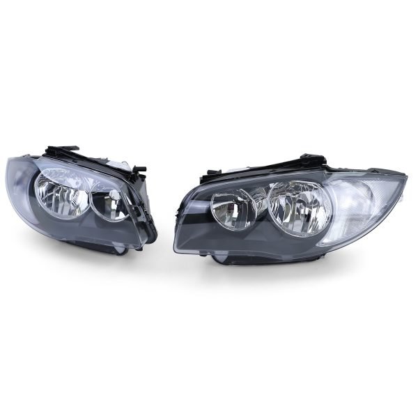 BMW 1 SERIES E81/E82/E87/E88 Black Headlights H7 H7 - Slika 2