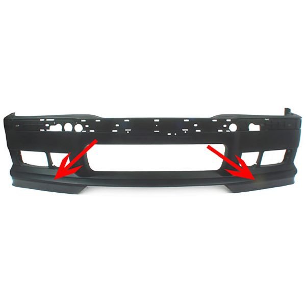 BMW 3 SERIES E36 GT Evo Black Spoiler Flaps - Slika 10