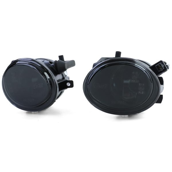 BMW E39 E46 Clear Glass Black Smoke Fog Lights - Slika 3