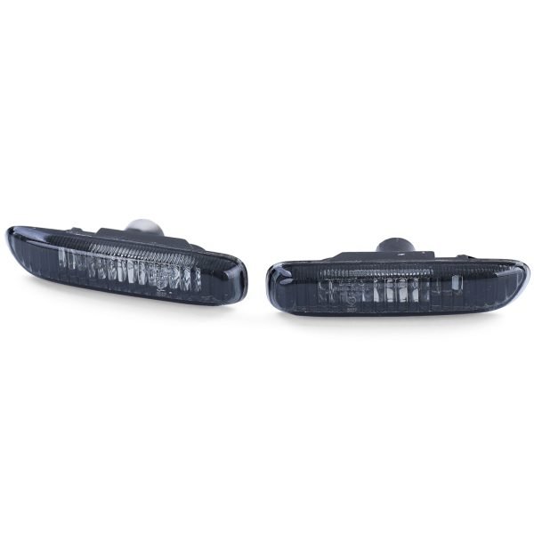 BMW 3 SERIES E46 Clear Glass Black Smoke Side Indicators - Slika 2