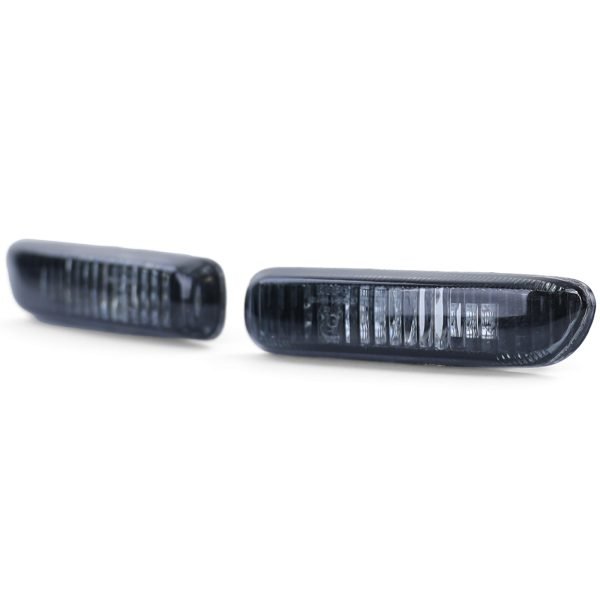 BMW 3 SERIES E46 Clear Glass Black Smoke Side Indicators - Slika 3