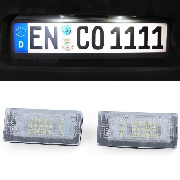 BMW 3 SERIES E46 LED White 6000K License Plate