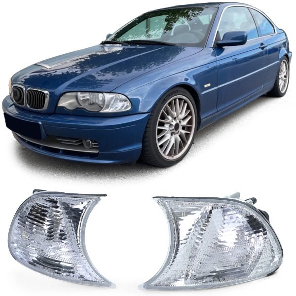BMW 3 SERIES E46 White Indicators