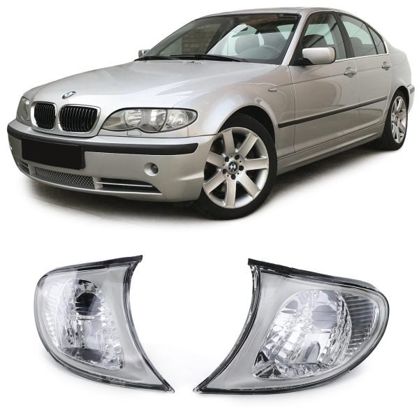 BMW 3 SERIES E46 White Clear Indicators