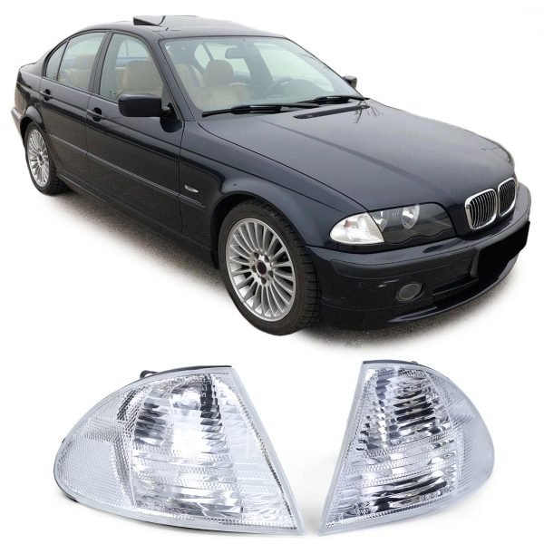 BMW 3 SERIES E46 White Indicators