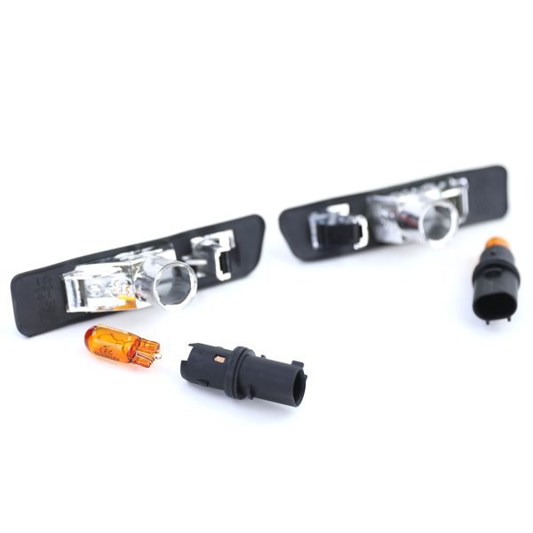 BMW 3 SERIES E36 X5 E53 Clear Glass Black Smoke Crystal Side Indicators - Slika 7
