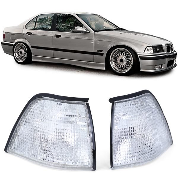 BMW 3 SERIES E36 White Clear Turn Signals