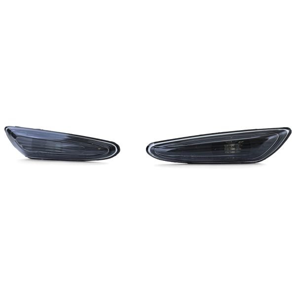 BMW 3 SERIES E46 5 SERIES E60/E61 X3 E83 Black Smoke Side Indicators - Slika 4