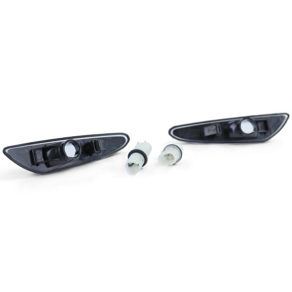 BMW 3 SERIES E46 5 SERIES E60/E61 X3 E83 Black Smoke Side Indicators - Slika 6