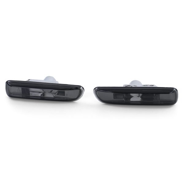 BMW 3 SERIES E46 Clear Glass Black Smoke Side Indicators - Slika 2