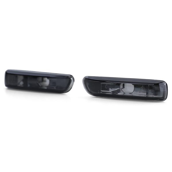 BMW 3 SERIES E46 Clear Glass Black Smoke Side Indicators - Slika 3
