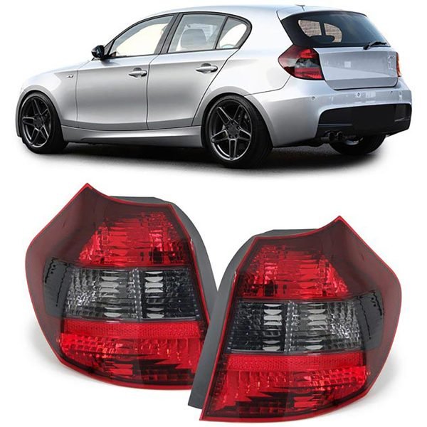 BMW 1 SERIES E81/E87 Tail Lights Black Smoke