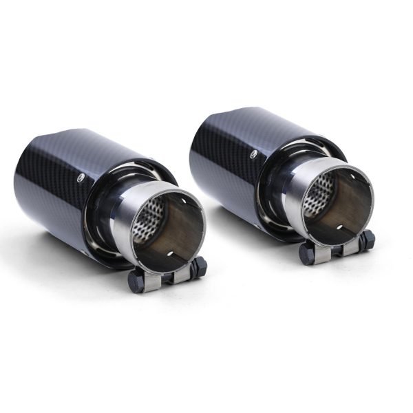 BMW 3 SERIES E90/E91/E92/E93 Carbon Look Exhaust Tailpipes - Slika 2