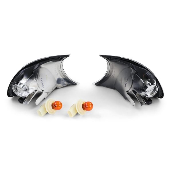 BMW 3 SERIES E46 Black Smoke Crystal-Look Turn Signal Lights - Slika 2