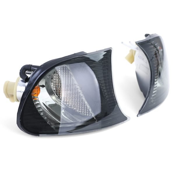 BMW 3 SERIES E46 Black Smoke Clear Glass Indicators - Slika 4