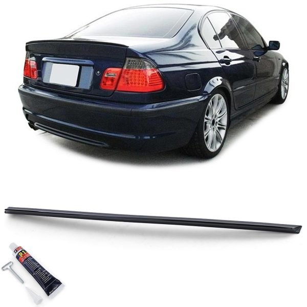 BMW 3 SERIES E46 Sport Gloss Black Rear Spoiler with ABE