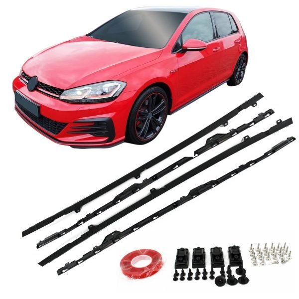 Body Kit in sport design incl. side skirts and fog lights with PDC and HCS holes suitable for VW Golf MK7, year 08/2012-2017 - Slika 4