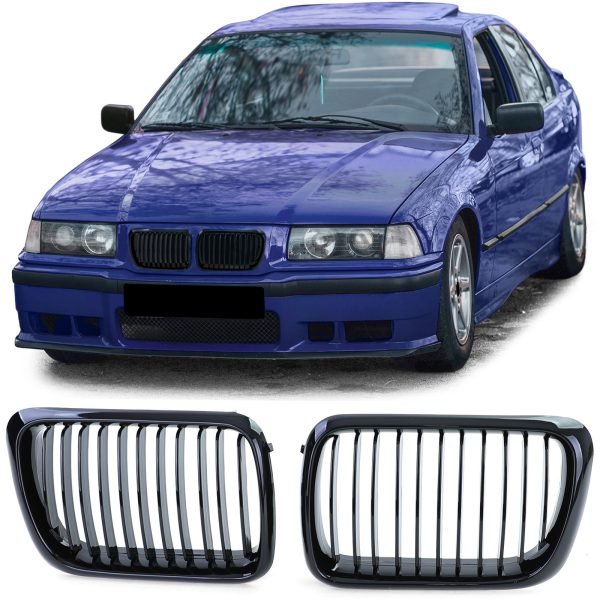 BMW 3 SERIES E36 Performance Gloss Black Grilles