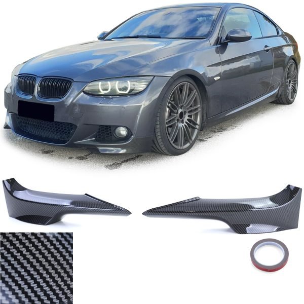 BMW 3 SERIES E92/E93 Carbon Look Front Splitter Corner Flaps