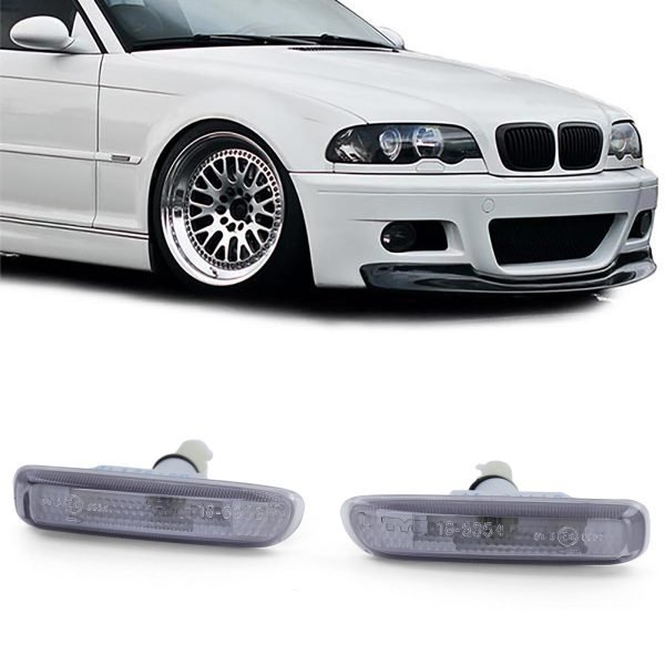 BMW 3 SERIES E46 Black Smoke Side Indicators