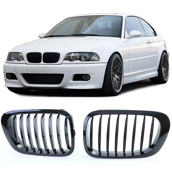 BMW 3 SERIES E46 Performance Gloss Black Grilles