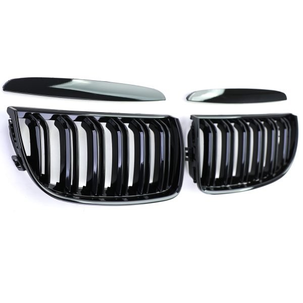 BMW 3 SERIES E90/E91 Performance Gloss Black Double-Bar Grilles - Slika 3
