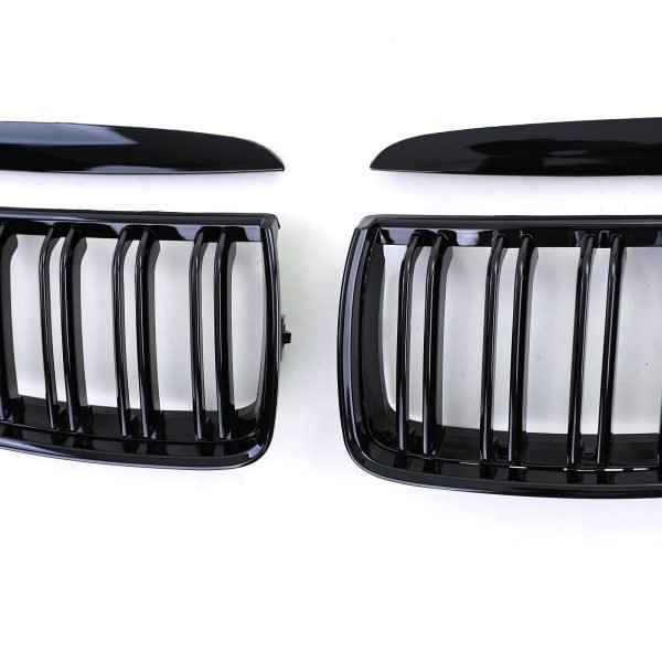BMW 3 SERIES E90/E91 Performance Gloss Black Double-Bar Grilles - Slika 4