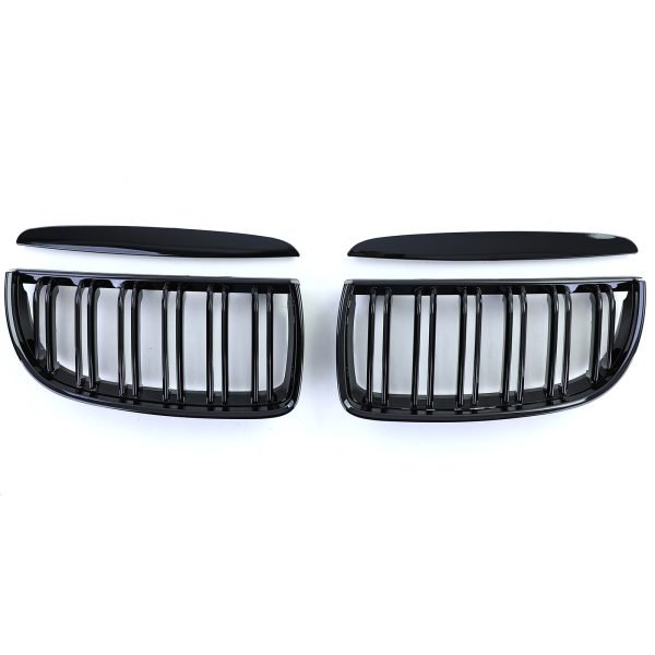 BMW 3 SERIES E90/E91 Performance Gloss Black Double-Bar Grilles - Slika 5