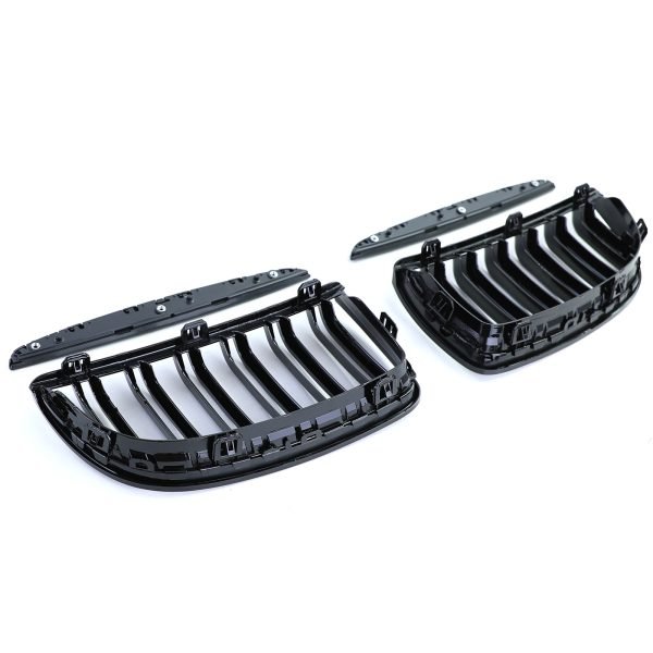 BMW 3 SERIES E90/E91 Performance Gloss Black Double-Bar Grilles - Slika 6