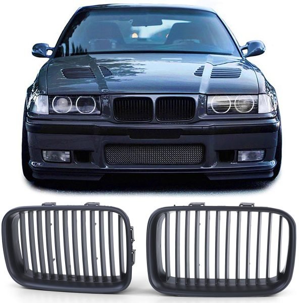 BMW 3 SERIES E36 Performance Matt Black Grilles