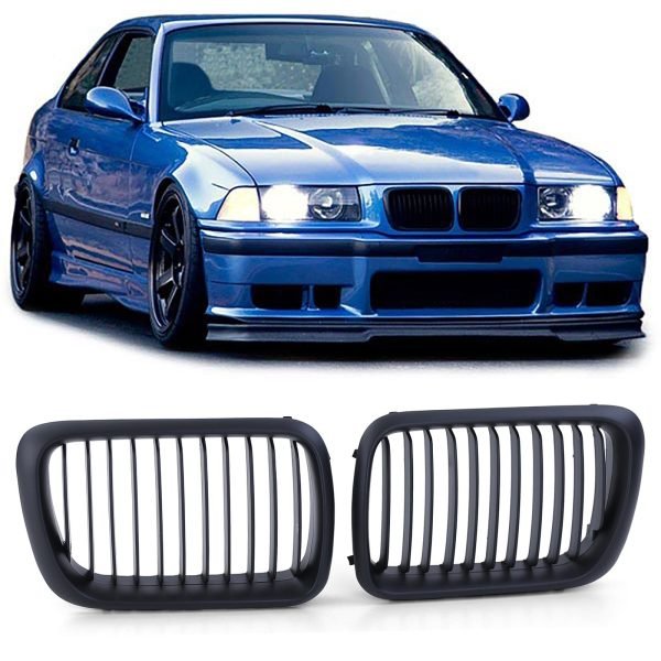 BMW 3 SERIES E36 Performance Matt Black Grilles